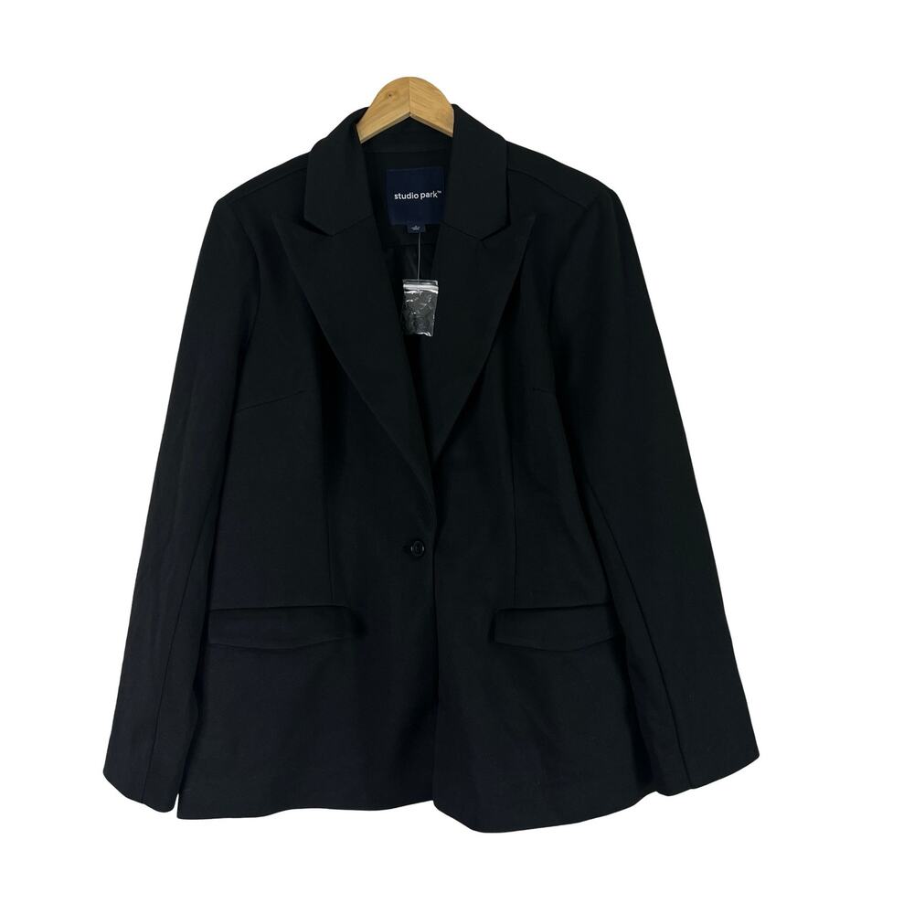 A608666 STUDIO PARK X Courtney Khondabi Blazer Black L